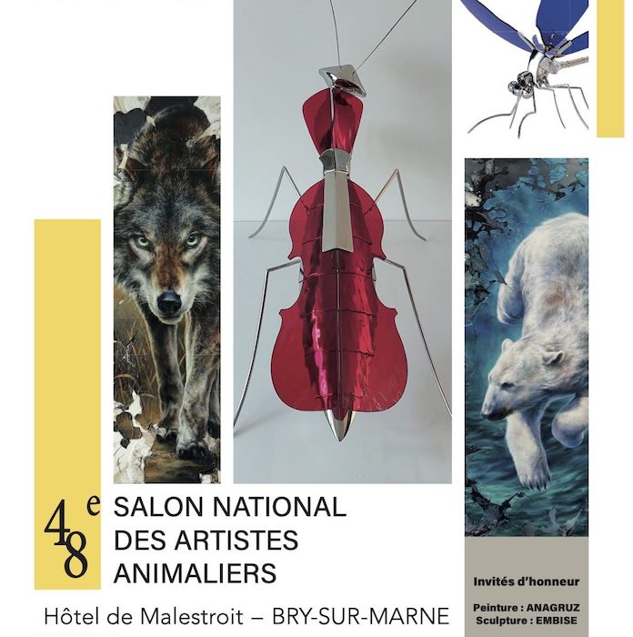 affiche salon artistes animaliers